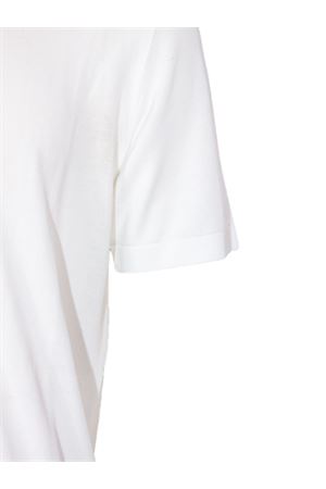 T-shirt in maglia misto cotone bianco ROBERTO COLLINA | 261MYA1602101